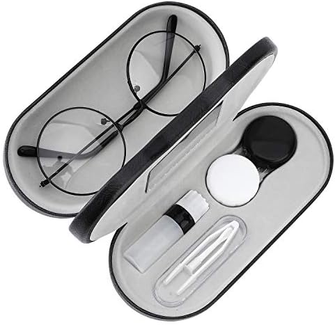Amazon.com: alladaga Double Use 2 in 1 Portable Glasses Case Set